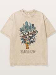 KC World Cup 2026 Emblem Washed T-shirt
