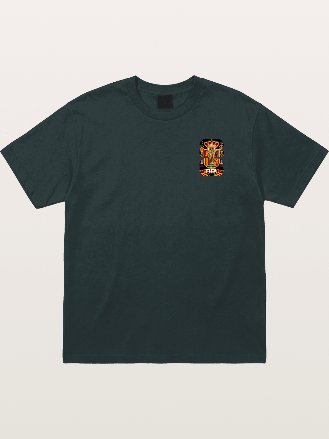 Spain World Cup Trophy Crest Gildan T-shirt
