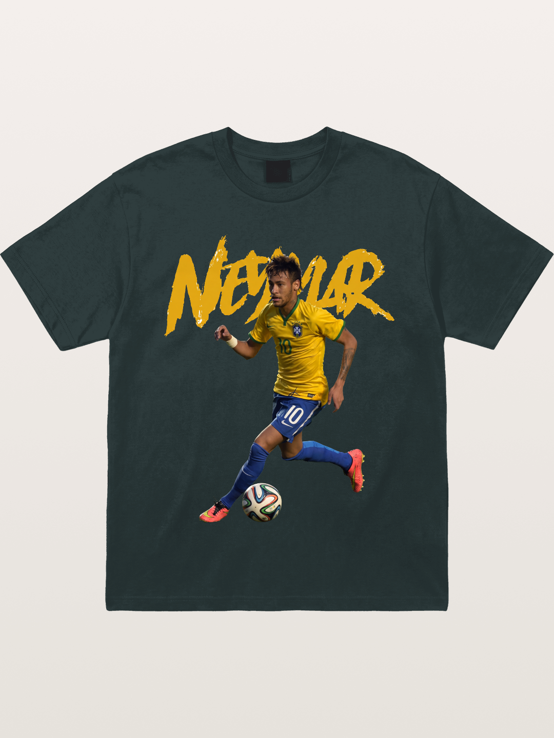 Neymar Brazil Brushstroke Art Gildan T-shirt