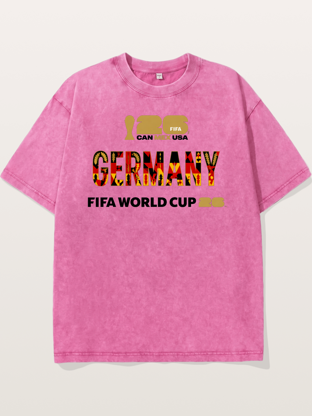 Germany 2026 World Cup Typo Washed T-shirt