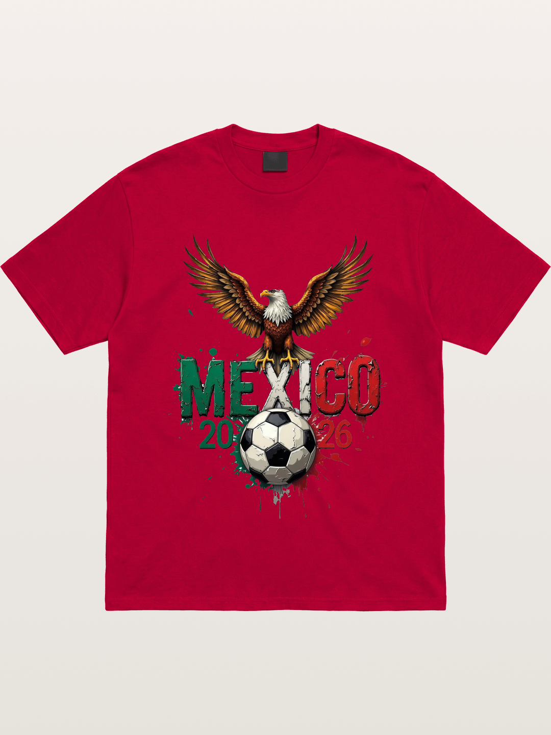 Mexico 2026 WC Eagle Print Gildan T-shirt