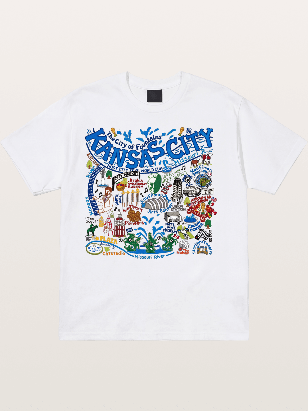 Kansas City World Cup Graphic Cotton T-shirt