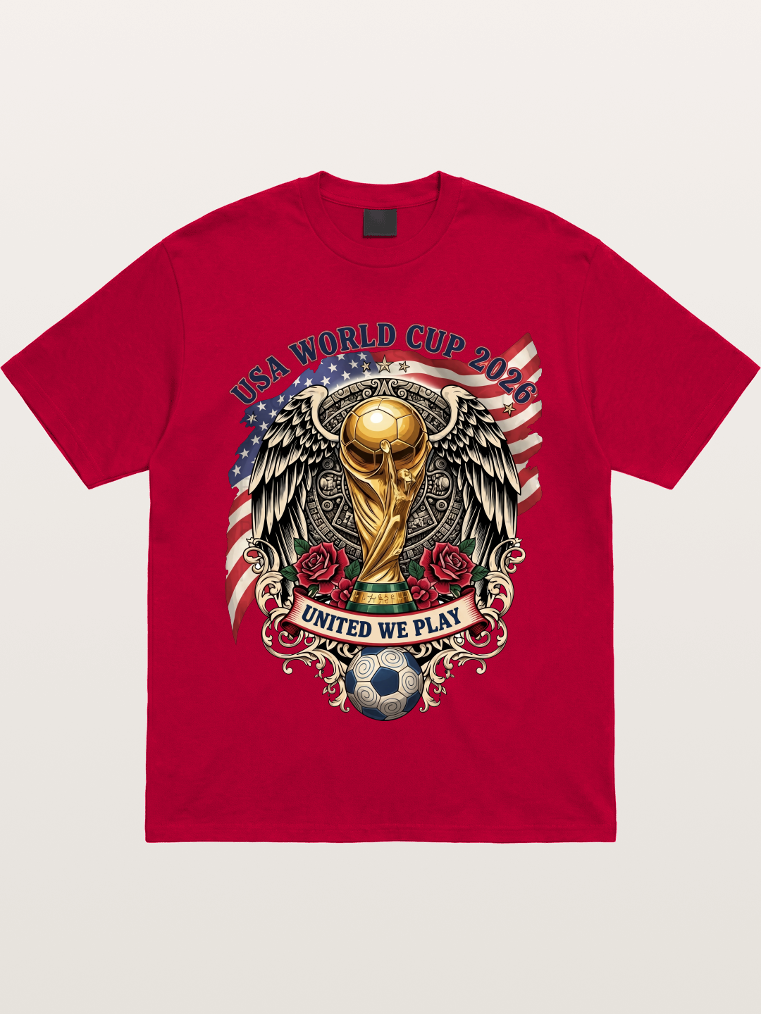 USA 2026 Winged World Cup Trophy Gildan T-shirt