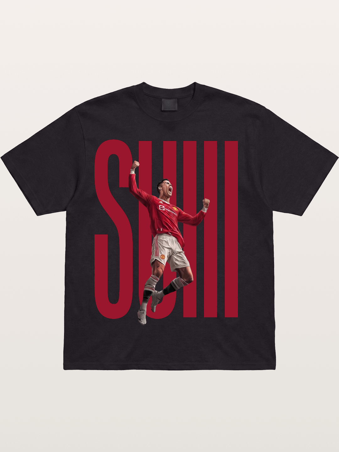 Ronaldo Manchester United Goal Pose Cotton T-shirt