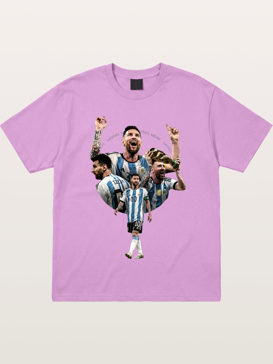 Messi World Champion Montage Gildan T-shirt
