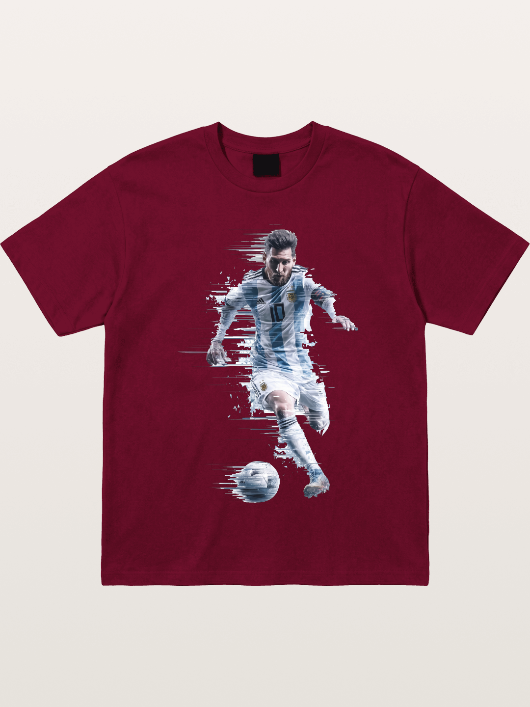 Messi Motion Blur Graphic Gildan T-shirt