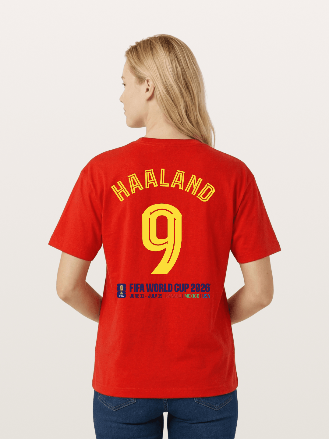 Haaland 9 World Cup 2026 Cotton T-shirt
