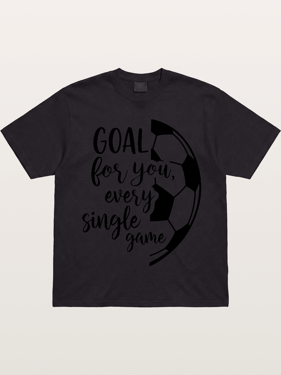Goal For You Soccer Script Card Gildan T-shirt