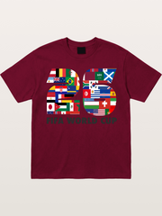 2026 World Cup Nations Flags Collage Gildan T-shirt