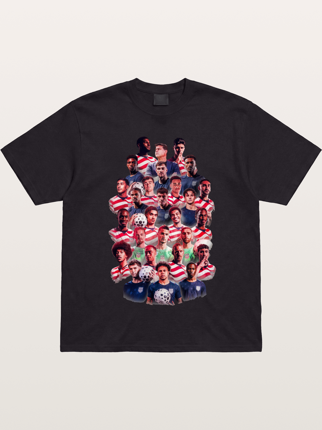 USMNT Full Squad Collage Portrait Gildan T-shirt