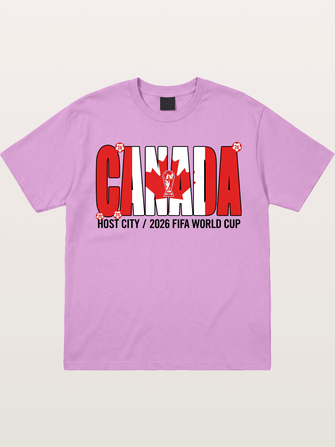 Canada 2026 World Cup Typography Gildan T-shirt