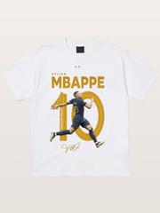 Mbappe France Number 10 Art Cotton T-shirt