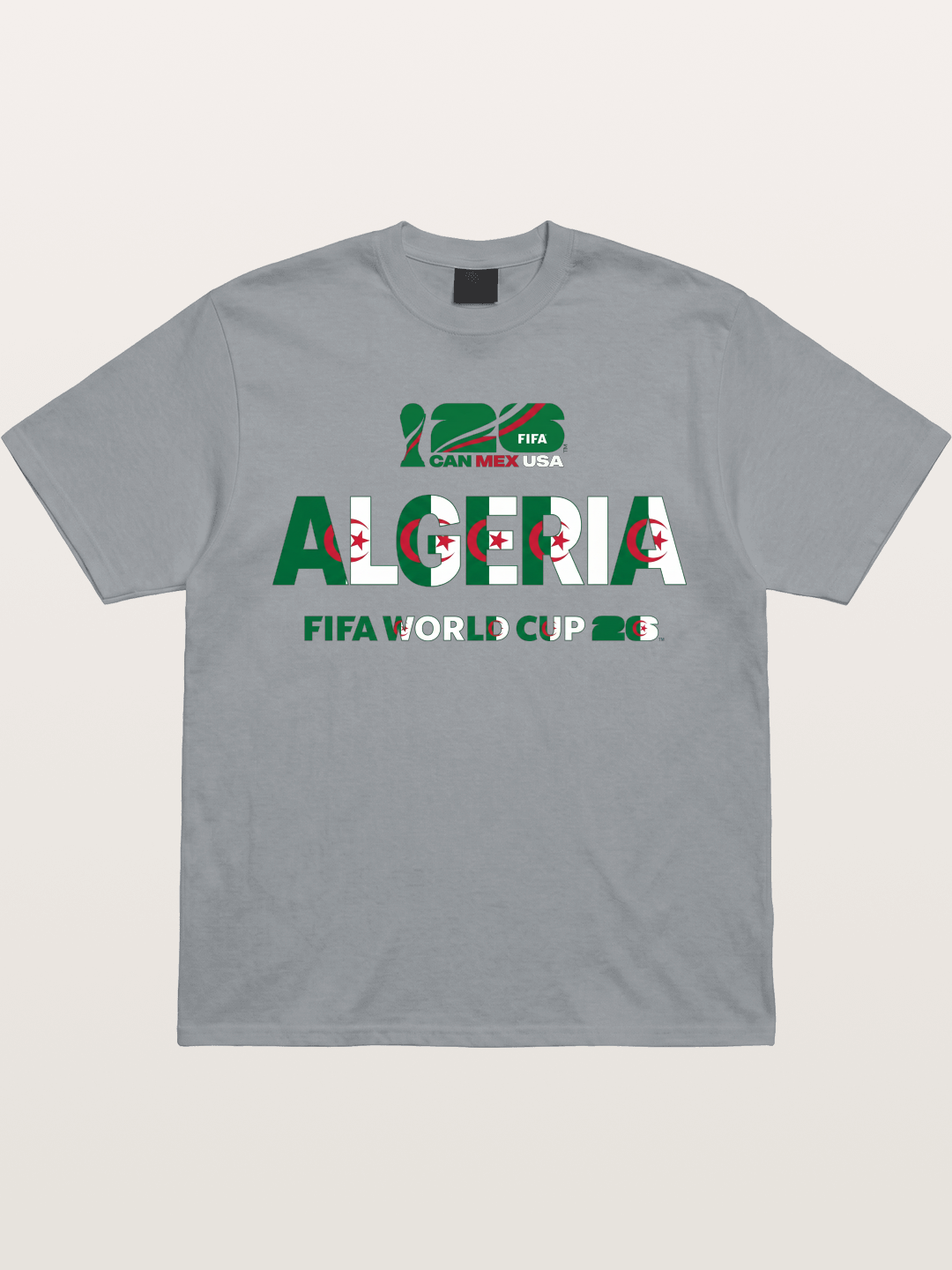 Algeria 2026 Flag Motif Art Gildan T-shirt