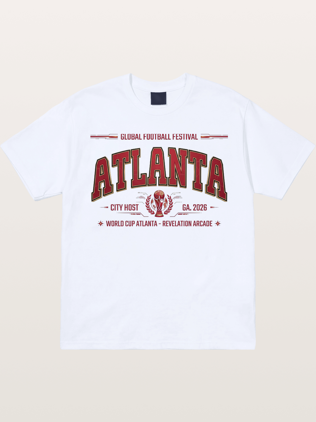 Atlanta 2026 WC Host Sticker Gildan T-shirt