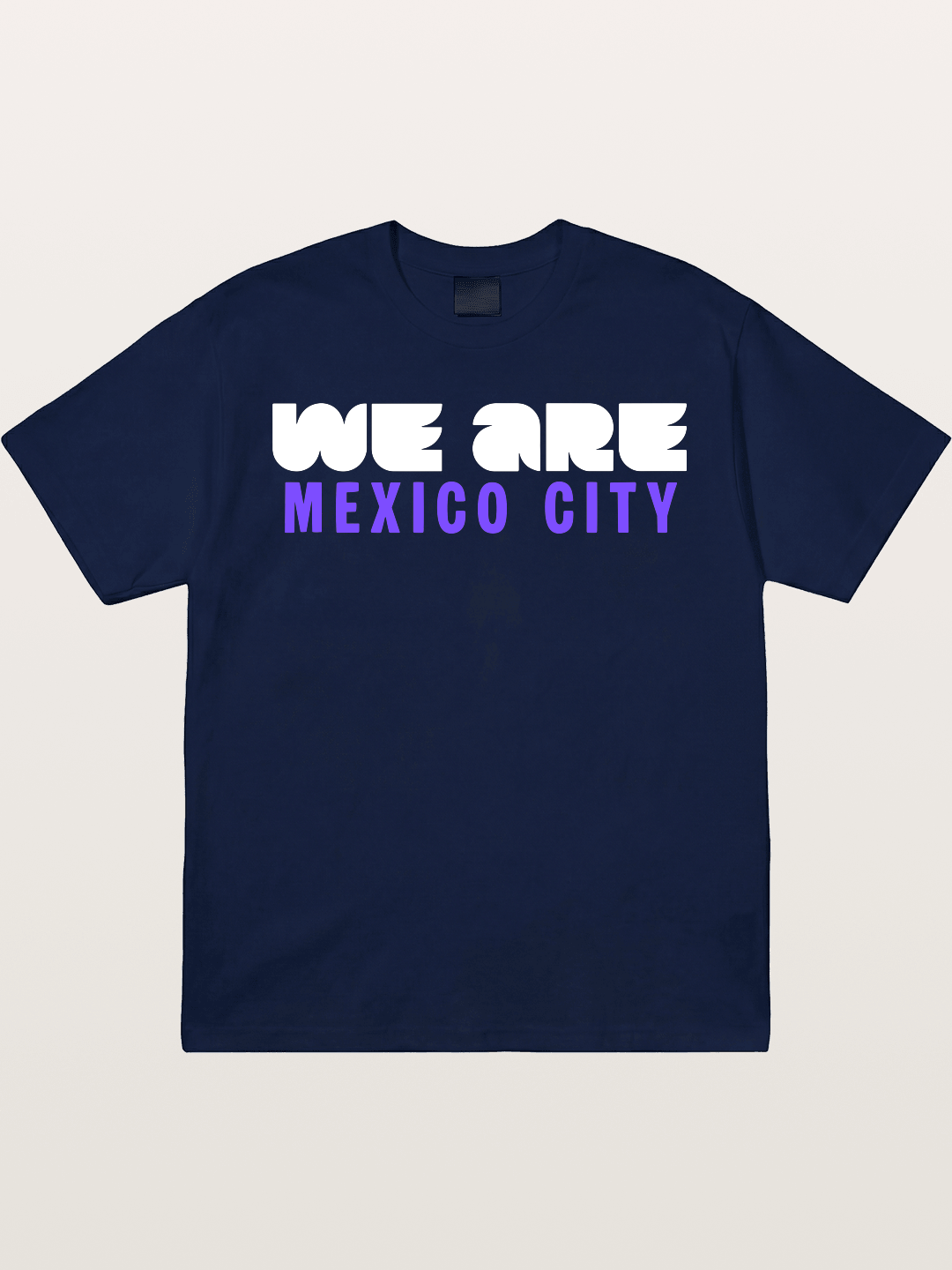 Mexico City Purple Bold Print Gildan T-shirt