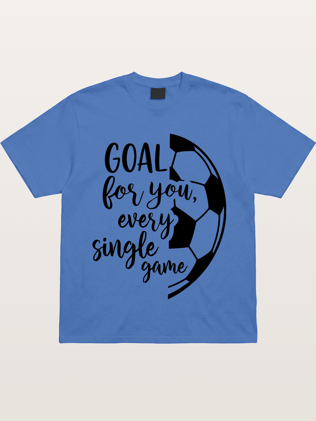 Goal For You Soccer Script Card Gildan T-shirt