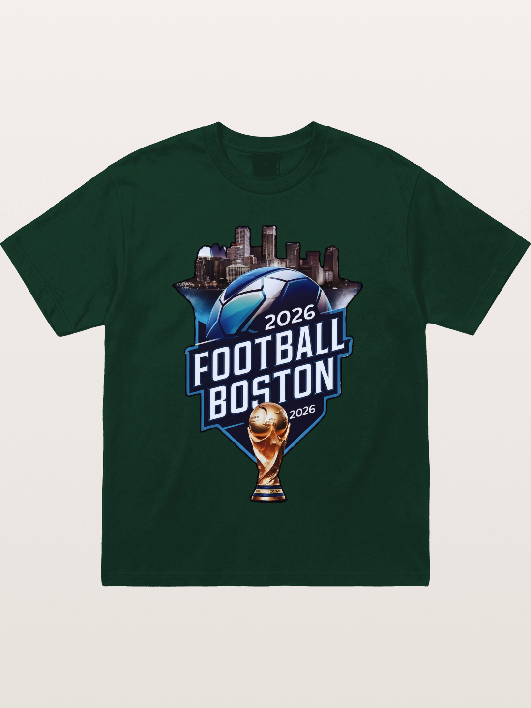 Boston 2026 World Cup City Badge Gildan T-shirt