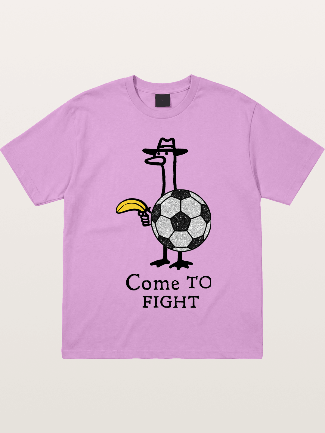Ostrich Come To Fight Soccer Art Gildan T-shirt