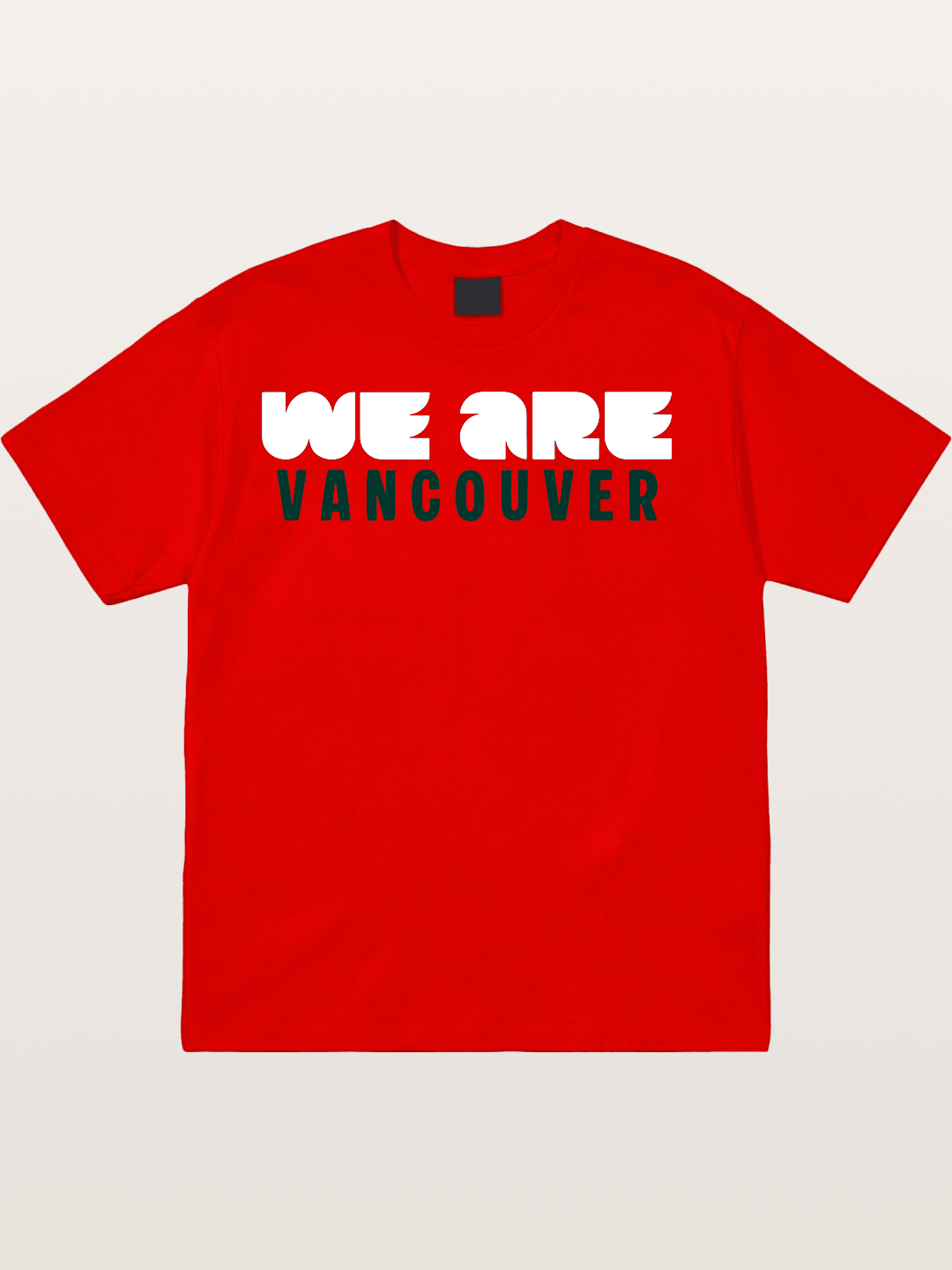 Vancouver Dark Green Monochrome Cotton T-shirt