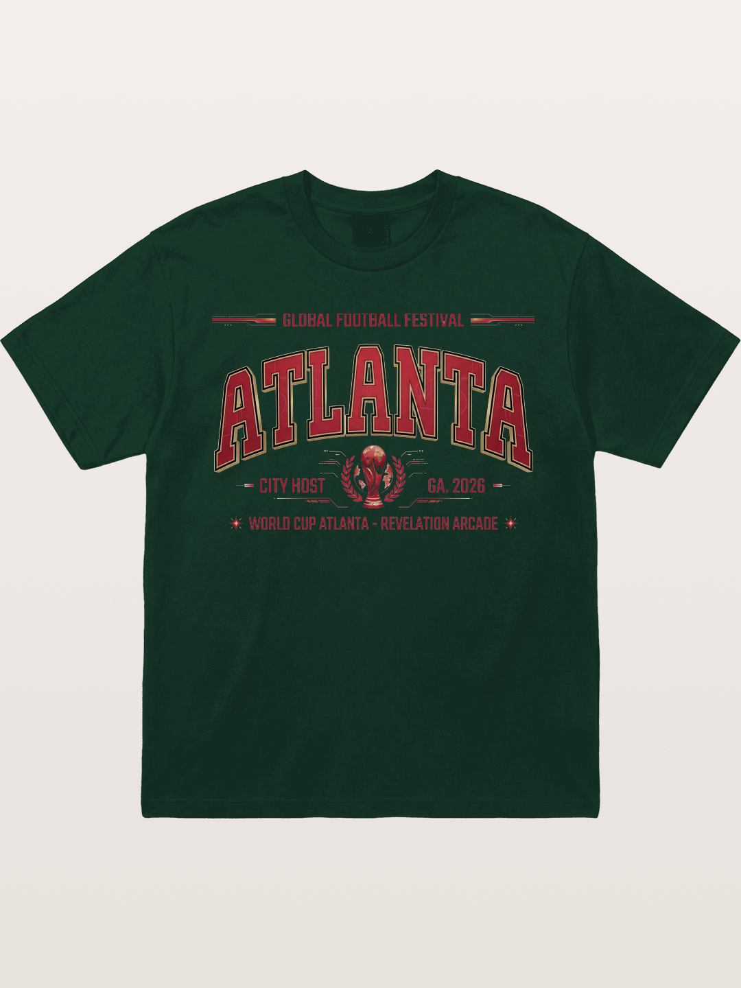 Atlanta 2026 WC Host Sticker Gildan T-shirt