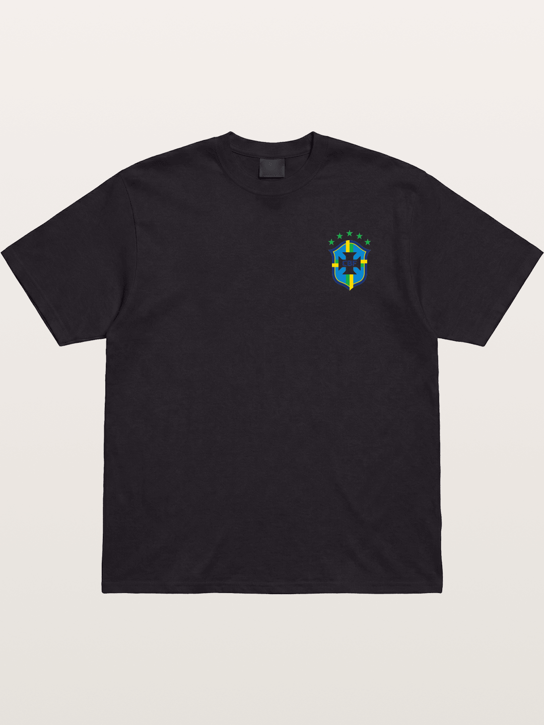 Brazil CBF Five Stars Shield Gildan T-shirt