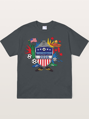 USA Mexico Canada WC Shield Soft-Stay T-shirt