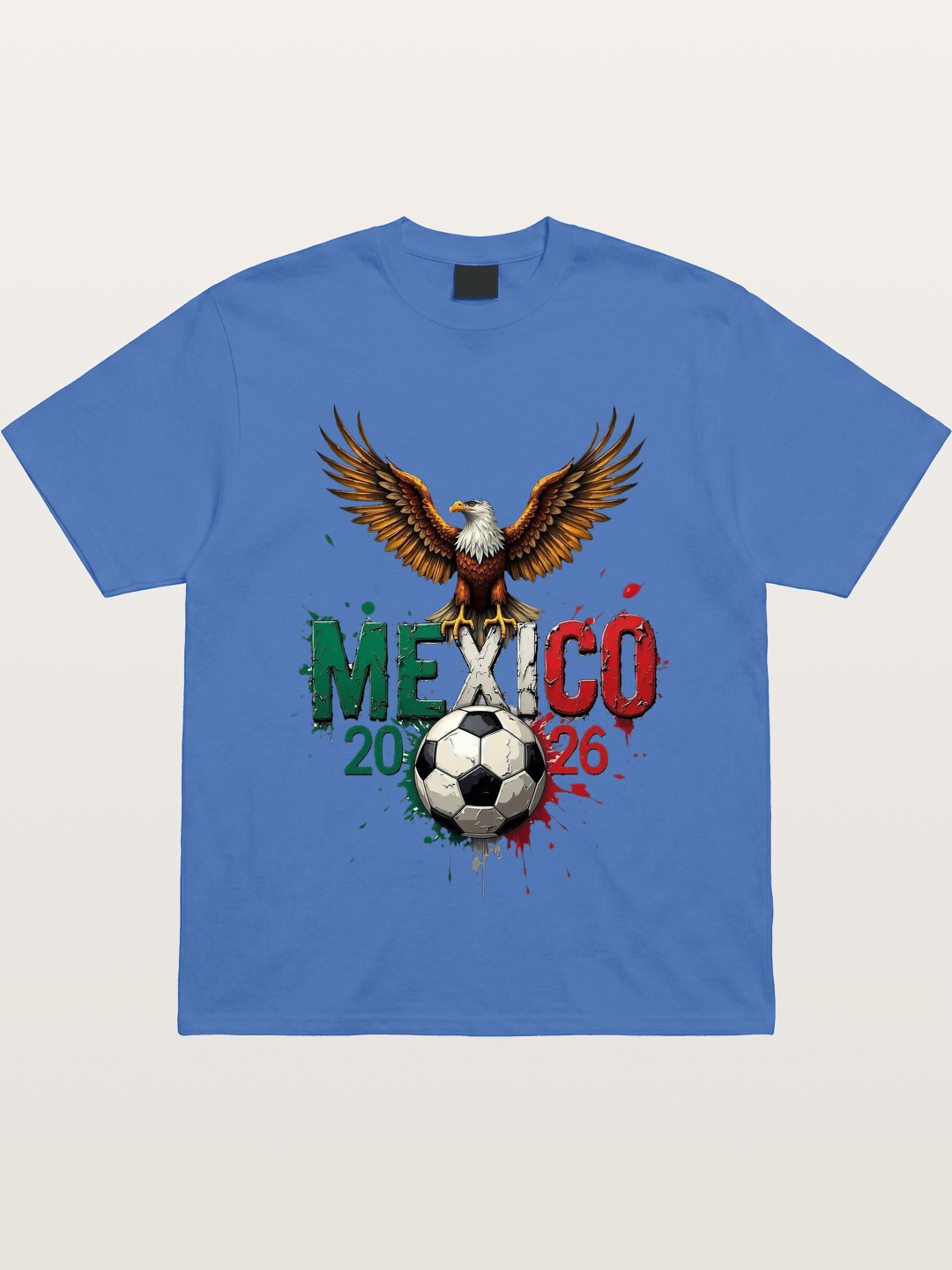 Mexico 2026 WC Eagle Print Gildan T-shirt