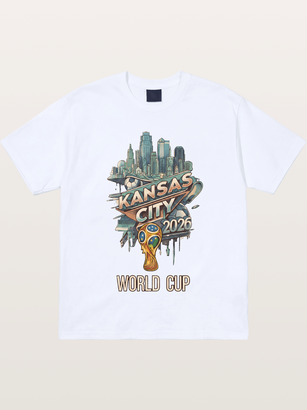 KC World Cup 2026 Emblem Gildan T-shirt