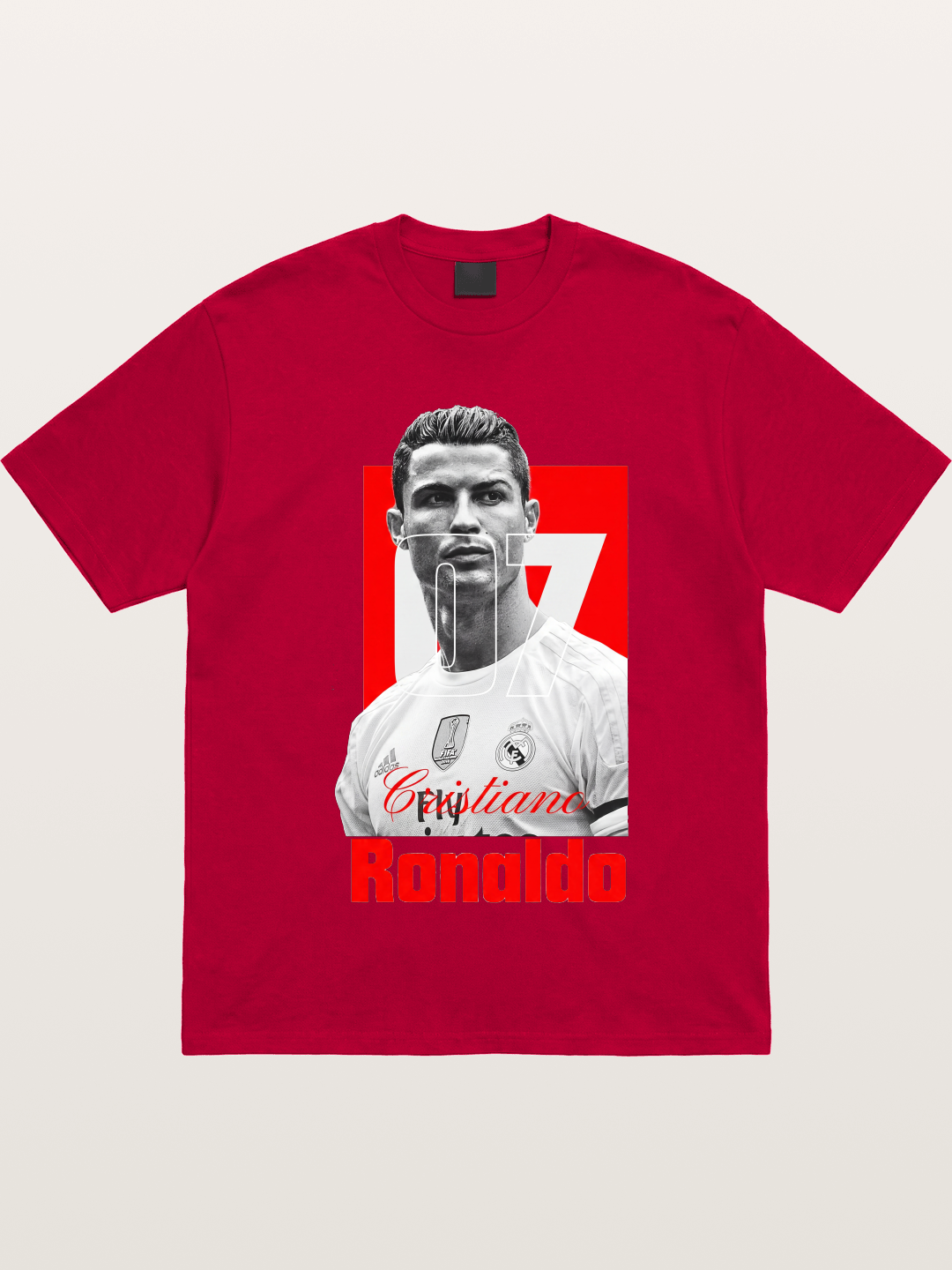 Ronaldo Real Madrid Number 7 Gildan T-shirt