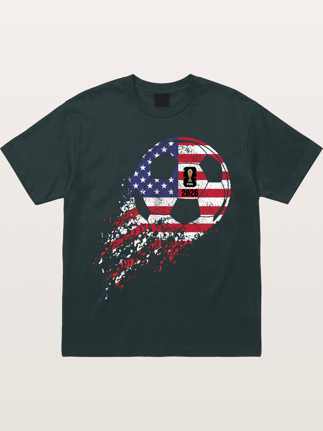 American Flag WC 2026 Ball Gildan T-shirt