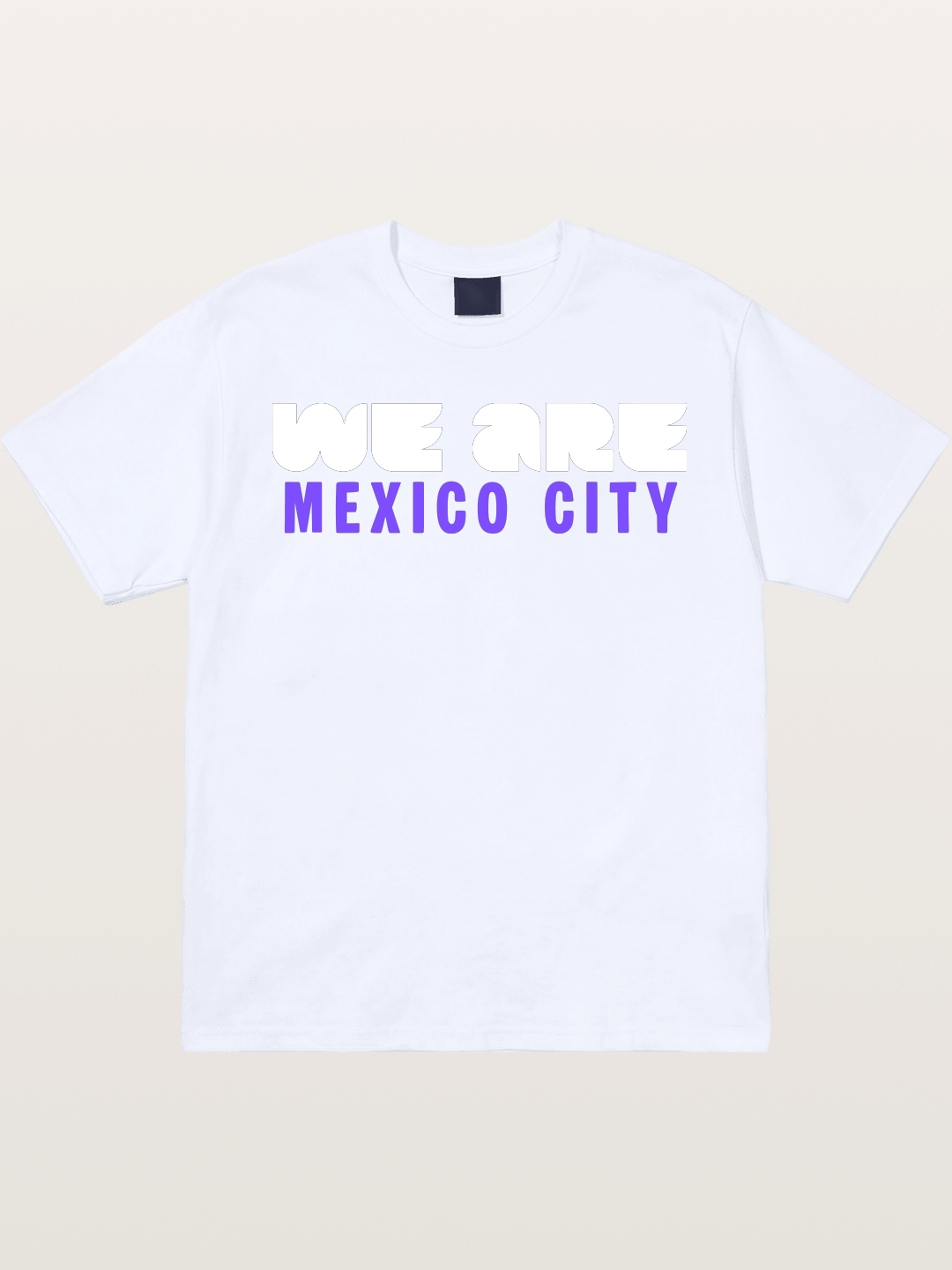 Mexico City Purple Bold Print Gildan T-shirt