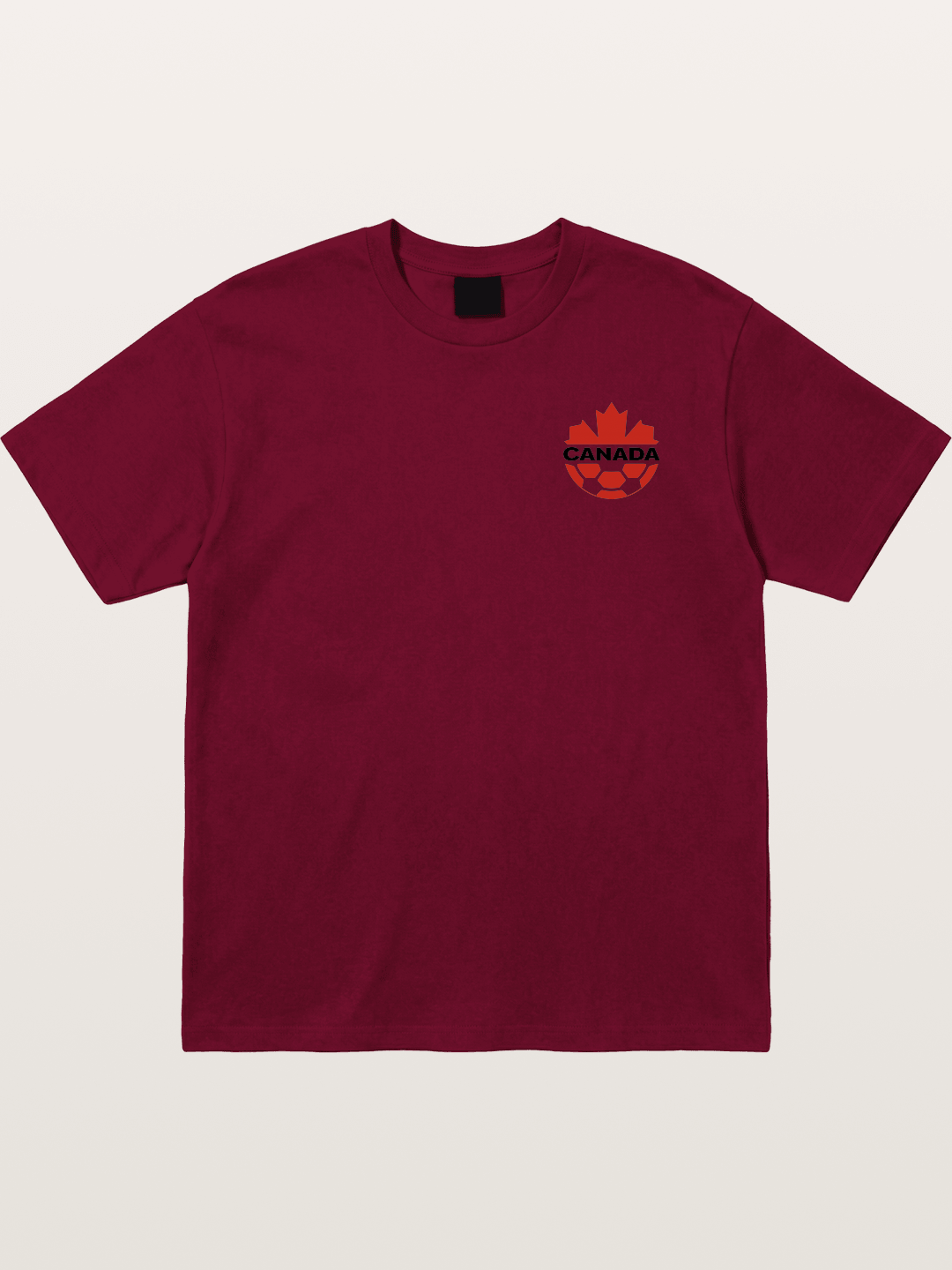 Canada Soccer Maple Leaf Logo Gildan T-shirt
