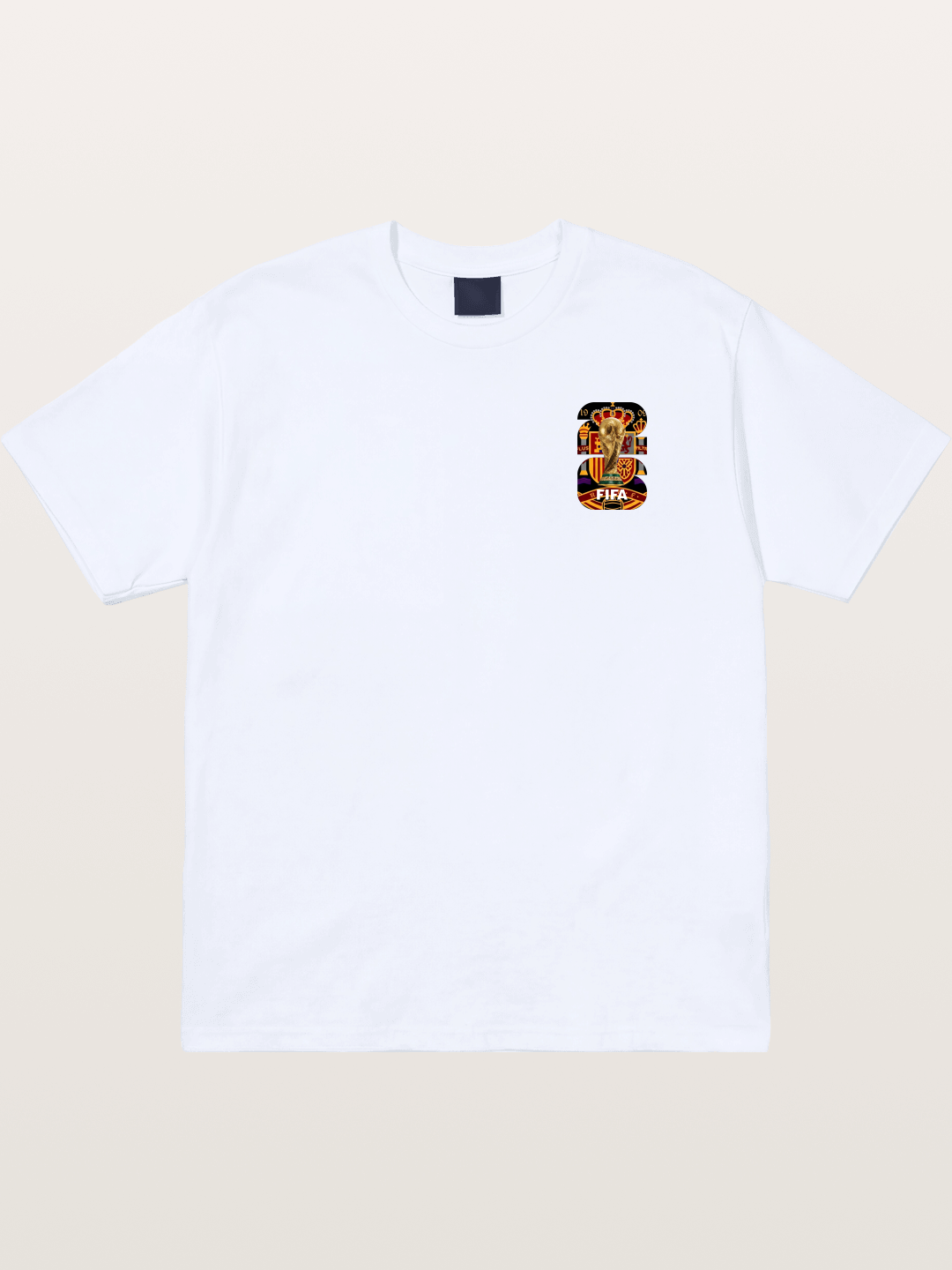Spain World Cup Trophy Crest Gildan T-shirt