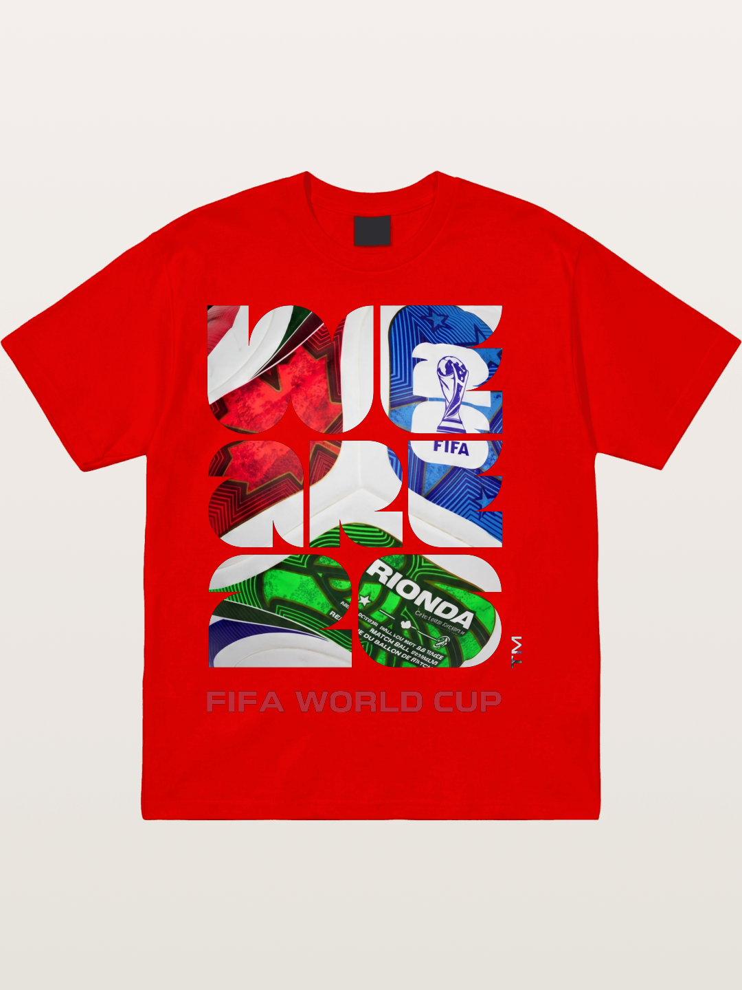 WC 2026 Abstract Geometric Host Design Cotton T-shirt
