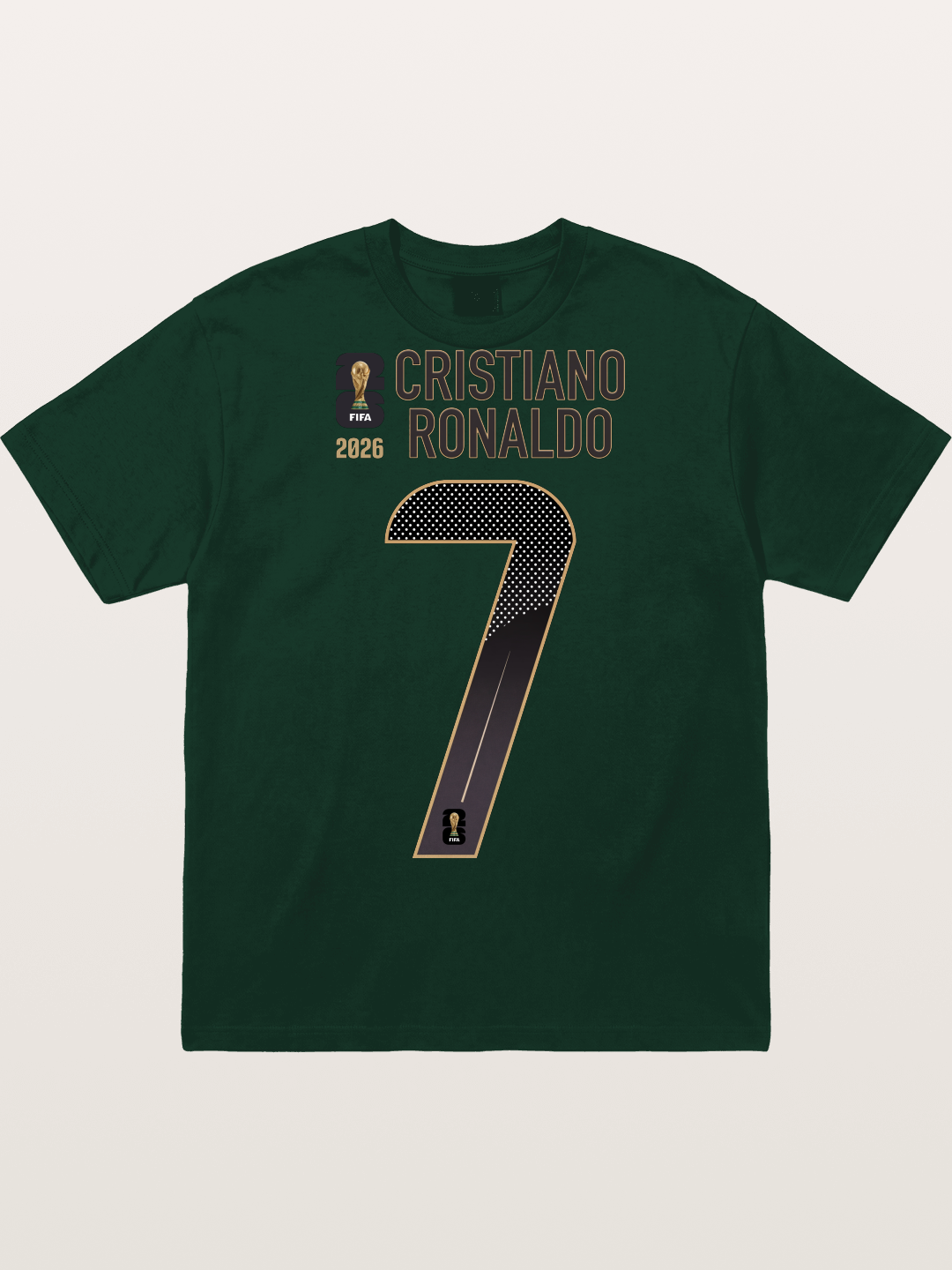 Portugal 7 Ronaldo 2026 WC Gildan T-shirt