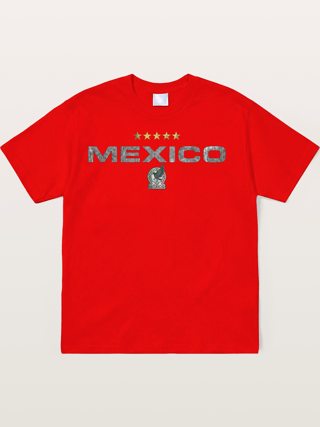 Mexico Football Retro Logo Soft-Stay T-shirt