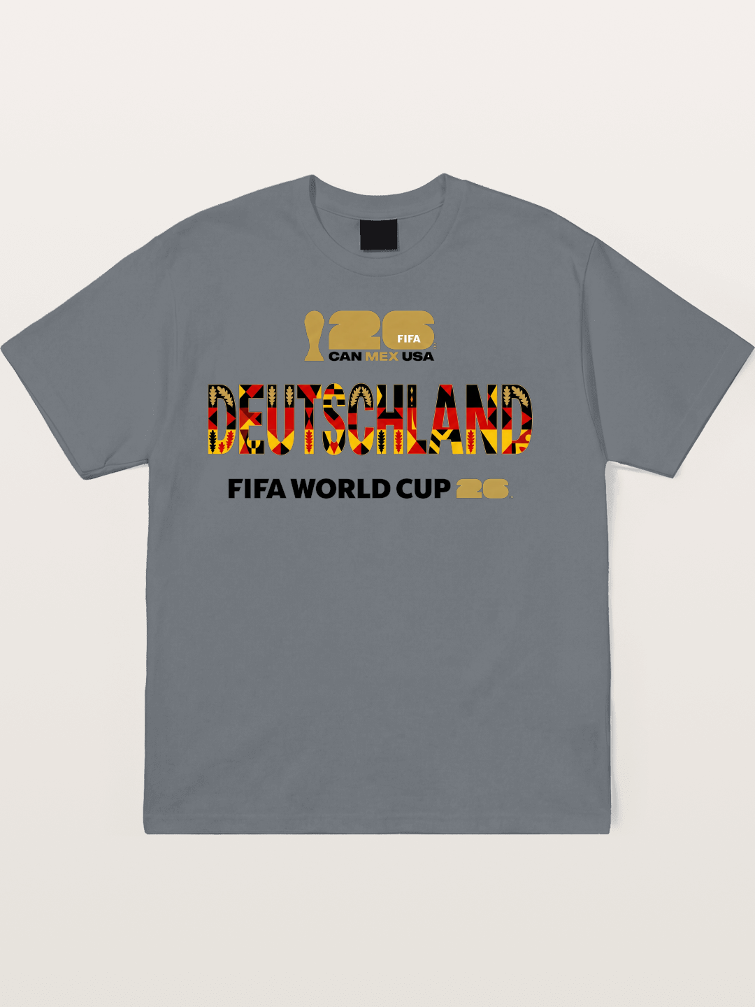 Deutschland 2026 Tribal Print Cotton T-shirt