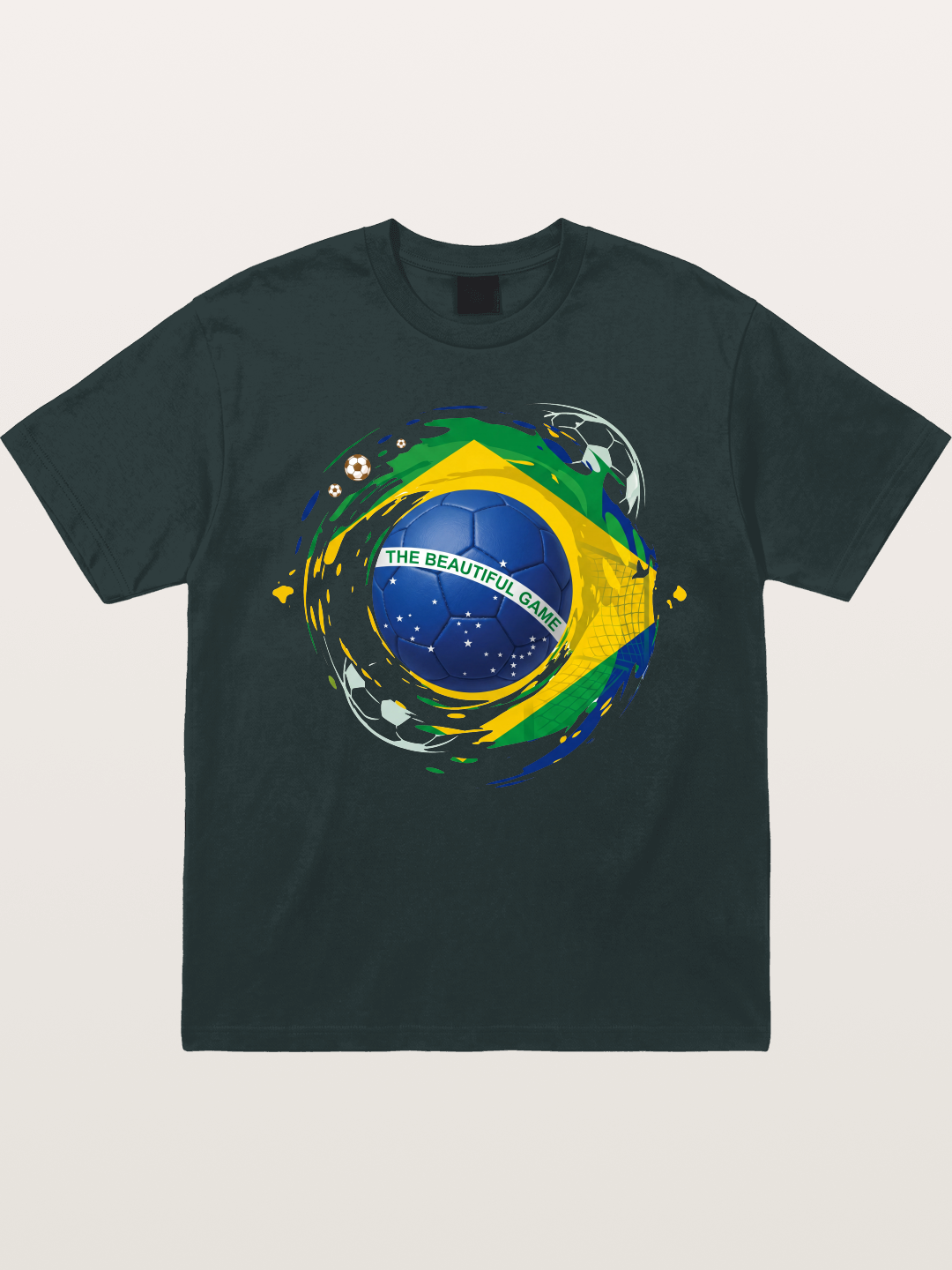 The Beautiful Game Brazil Print Gildan T-shirt