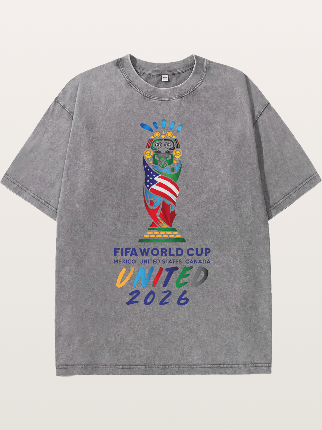 United 2026 WC Emblem Washed T-shirt