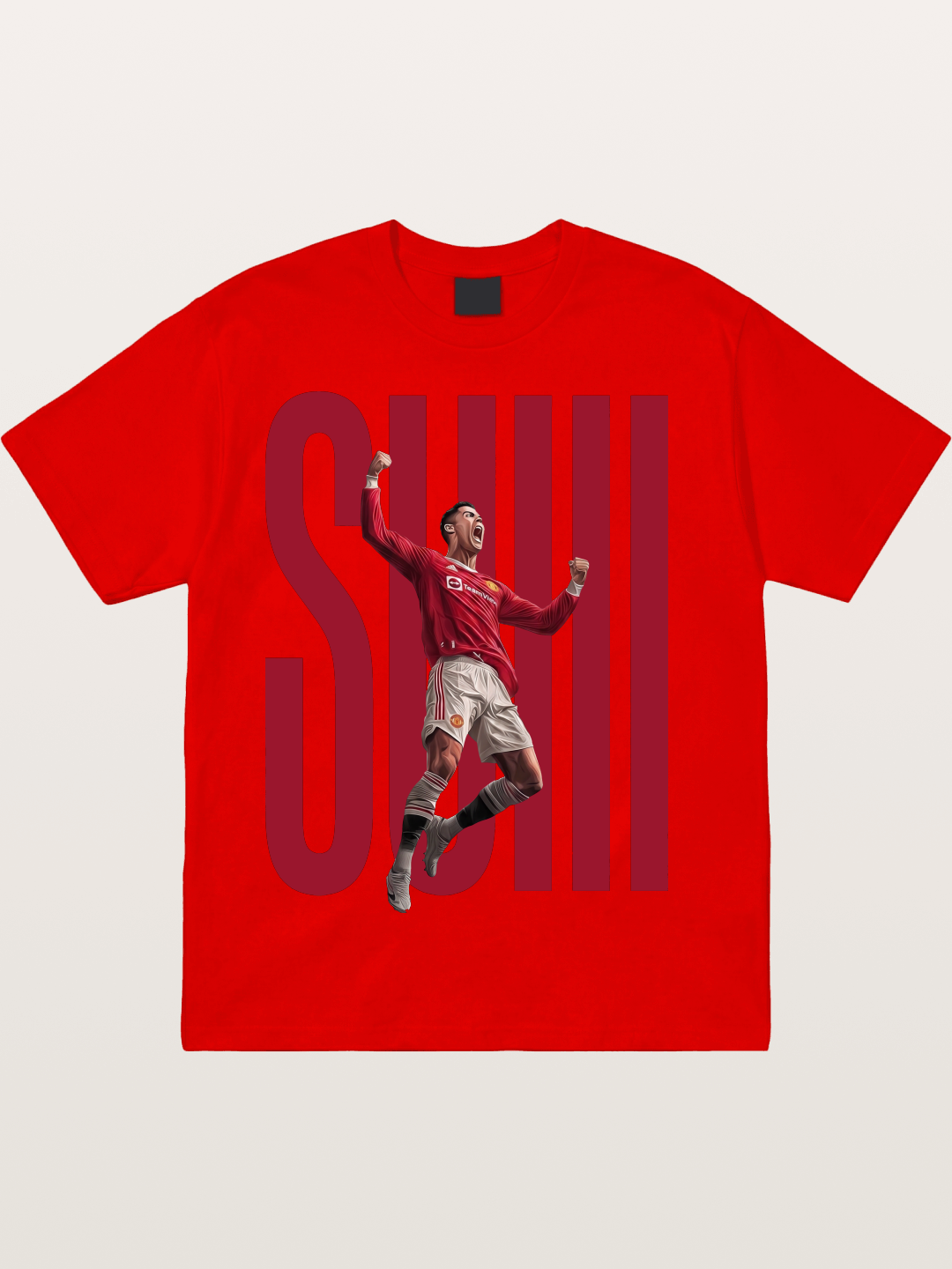 Ronaldo Manchester United Goal Pose Cotton T-shirt