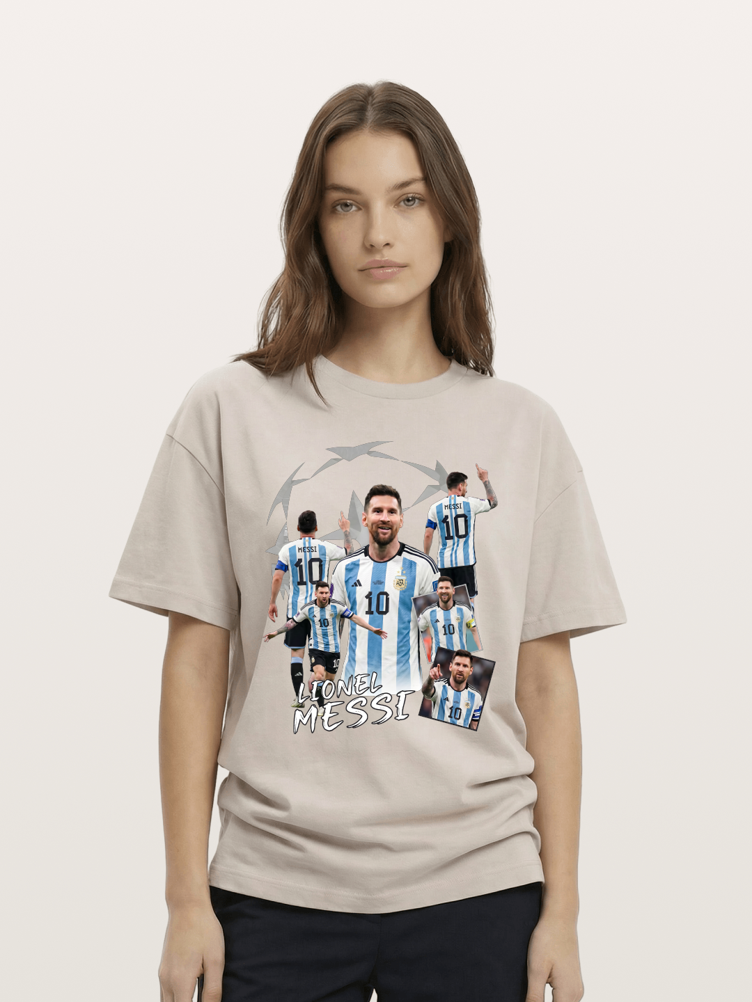 Lionel Messi Career Tribute Cotton T-shirt