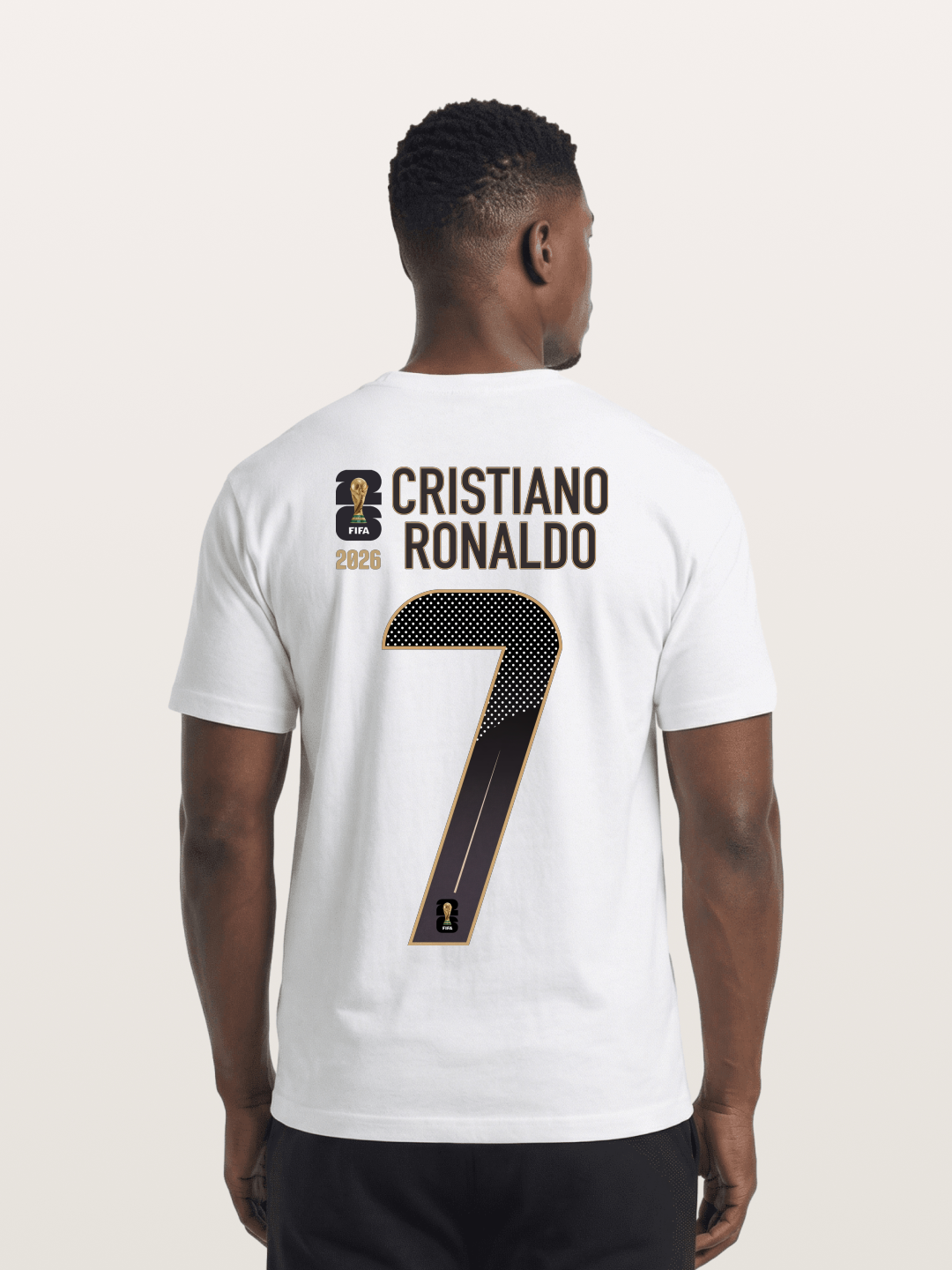 Portugal 7 Ronaldo 2026 WC Cotton T-shirt