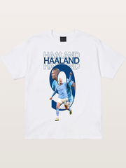 Haaland Man City Number 9 Art Cotton T-shirt