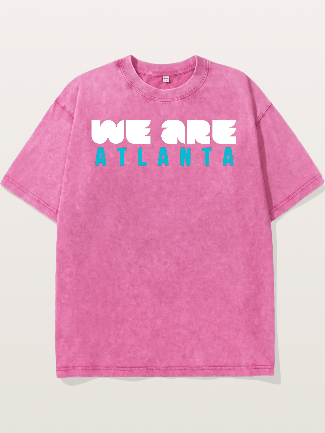 Atlanta Two-Tone Typography Washed T-shirt