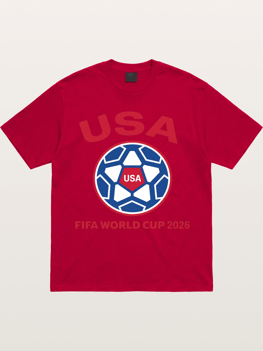 USA WC 2026 Soccer Ball Emblem Gildan T-shirt