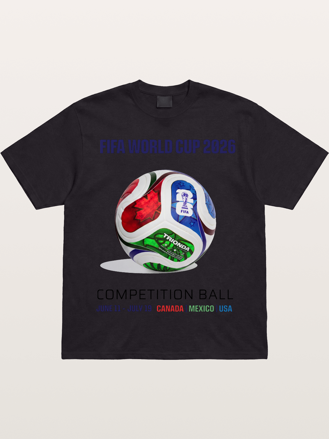 2026 World Cup Official Competition Ball Gildan T-shirt