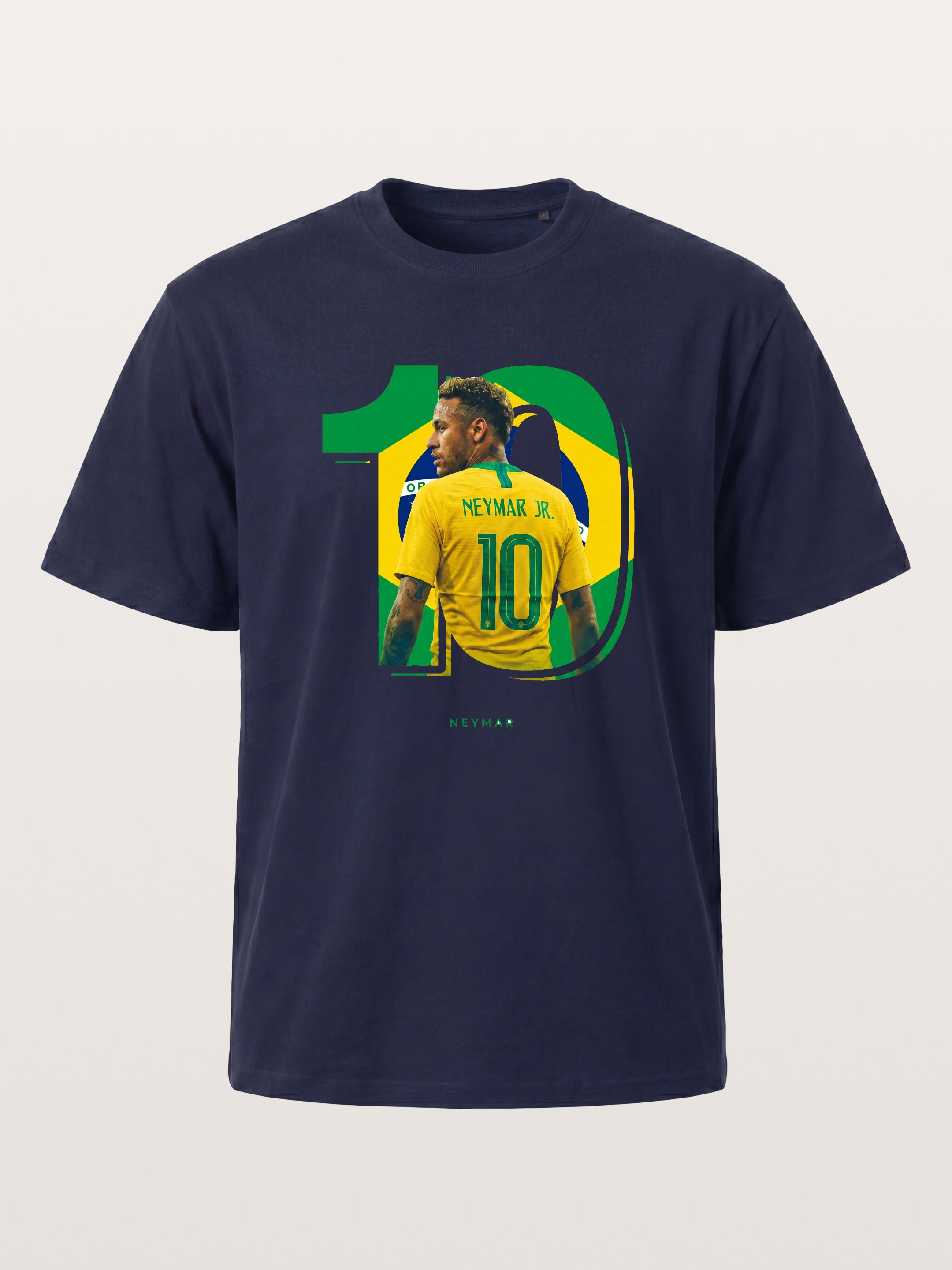 Neymar Brazil 10 Jersey Print Gildan T-shirt