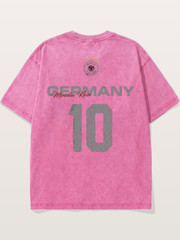 Germany Muller 10 Jersey Washed T-shirt