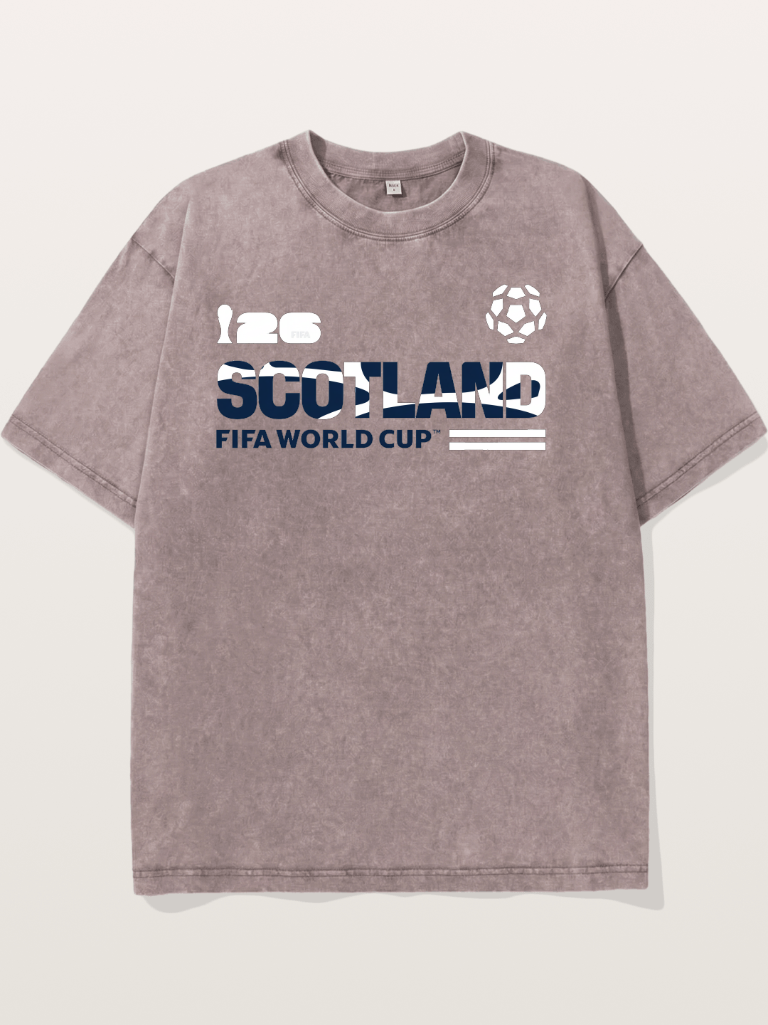 Scotland 2026 World Cup Logo Washed T-shirt