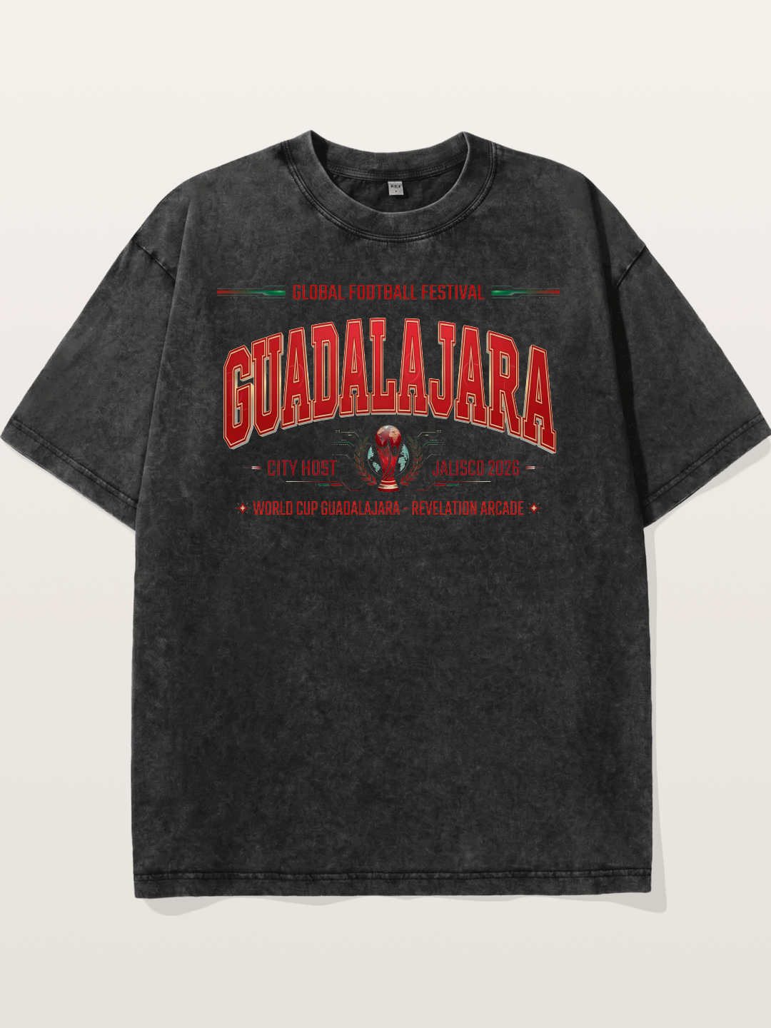 Guadalajara 2026 WC Host Print Washed T-shirt
